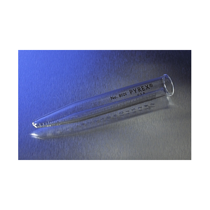 Tubo de vidrio para centrifuga graduado de 15 ml