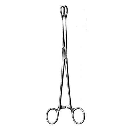 Pinza Foester Curva Boca Lisa Porta Esponjas Longitud 25 Cms. Cat: 16.173.25 Dimeda - Aleman