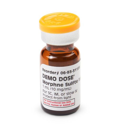 Dosis Demo Morfina 1Ml(10Mg/Ml) Pn01057U Nasco Dosis Demo Morfina 1Ml(10Mg/Ml) Para Entrenamiento