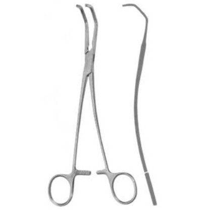 Pinza Vascular Multiusos Cooley 26 5Cm Curvado Reda