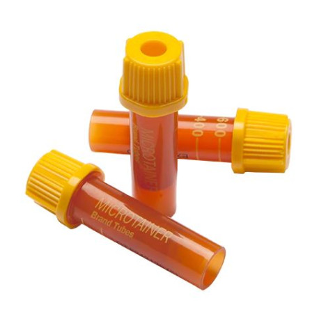 Tubos Microtainer Con Gel Separador 800 Ul Ambar Tapa Amarilla 365978 Bd_Vacutainer Venta: