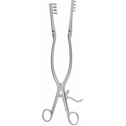 Separador Autoestatico De Beckman Adson Romo 4X4 Dientes Longitud De 31 Cm. Cat: 18.690.31