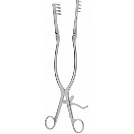 Separador Autoestatico De Beckman Adson Romo 4X4 Dientes Longitud De 31 Cm. Cat: 18.690.31