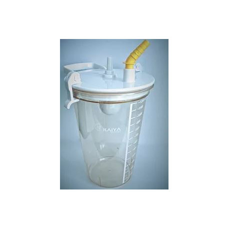 Frasco Plastico Autoclavable Con Tapa - Capacidad 1200 Ml S-012-4 Kaiya Frasco Para Recoleccion