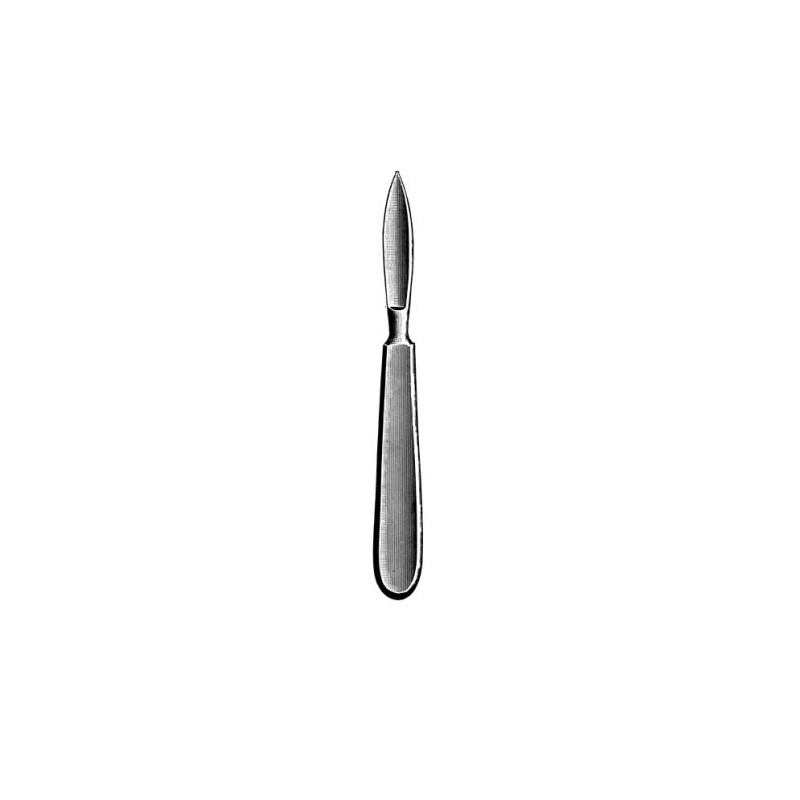 Cuchillo Langenbeck Para Reseccion Corte Recto De 5.5 Cm. Cat: 06.412.05 Dimeda - Aleman