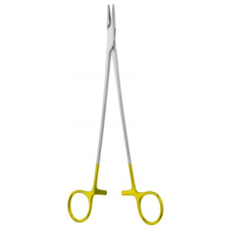 Porta Agujas Vascular De Debakey 26 Cm. Cat: 24.214.26 Dimeda - Aleman Se Utiliza Para Ayudar