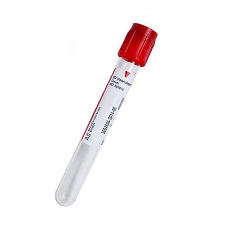 Tubos Al Vacio Tapon Rojo 366668 Vacutainer De B.D. Plastico Tapon Convencional De 3.0