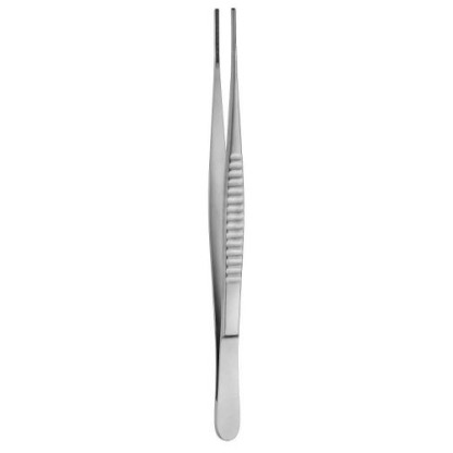 Pinza De Disección Vascular De Bakey Recta De 1 5 Mm X 2 5 Mm De 16 Cm. Cat: 11.306.16 Dimeda