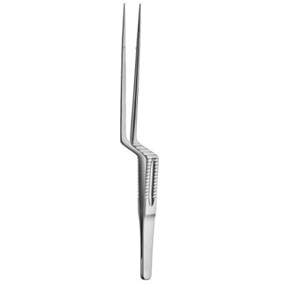 Pinza De Disección En Bayoneta Para Microcirugia De 0.3 Mm. Cat: 11.504.01 Dimeda - Aleman