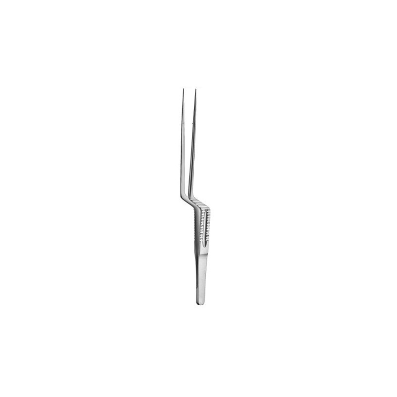 Pinza De Disección En Bayoneta Para Microcirugia De 0.3 Mm. Cat: 11.504.01 Dimeda - Aleman