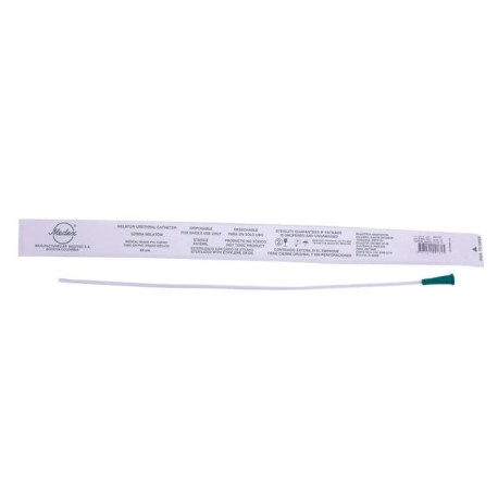 Cateter (Sonda) Nelaton No. 24 De 40 Cms. Medex Paquete Por 25 Plastica Esteril Desechable