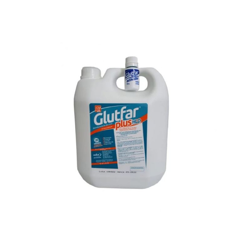 Glutaraldehido 2% Potencializado Y Tamponado Glutfar Plus Hld Eufar Frasco X 500 Ml. - Para