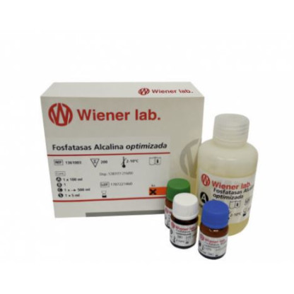 Fosfatasa Alcalina Alp 405 Cinetica Optimizada 1361401 Wiener Lab. 50 X 2.5 Ml Metodo