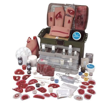 Kit Simulacion De Heridas Deluxe Casualty Pp00890 (Sb34487) Nasco - Usa Contiene Heridas