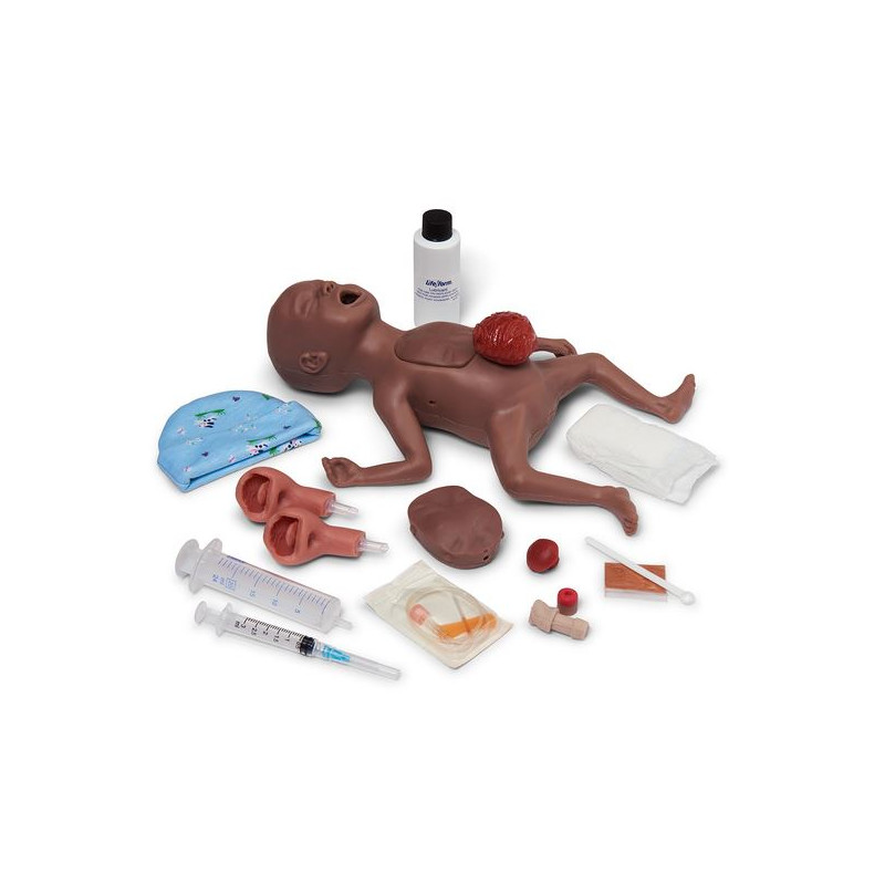 Simulador Micro-Preemie (Neonato Bajo Peso). Color Oscuro Lf01281U Nasco Simulador Cuerpo