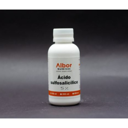 Acido Sulfosalicilico 5% X 100Ml Albor