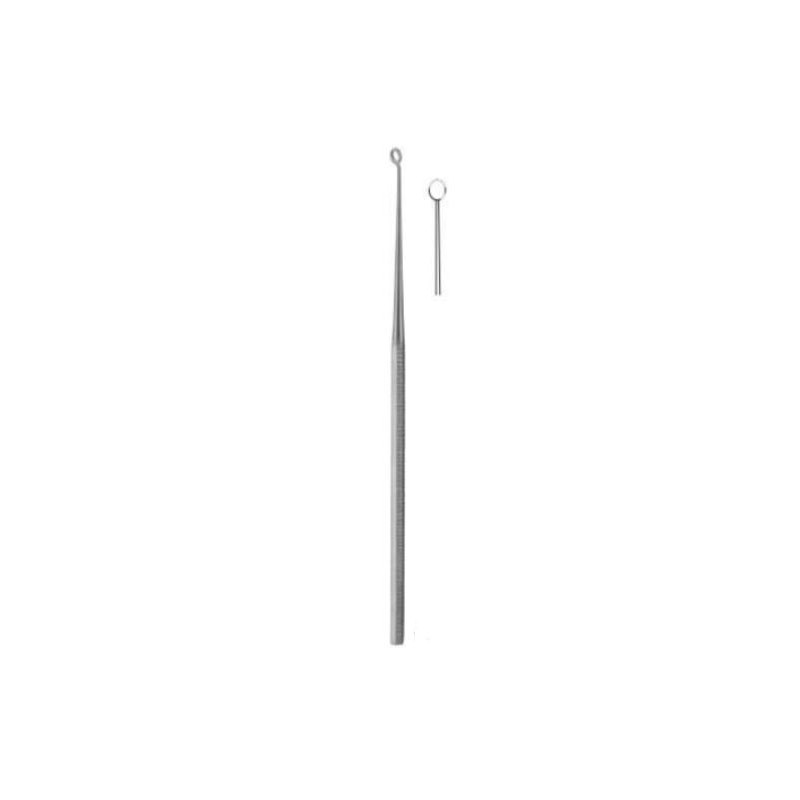 Cureta Buck Curva Aguda Para Cerumen Fig 3 De 17 Cm, 6 3/4"