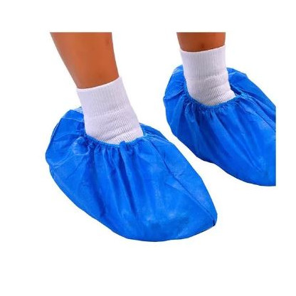 Polaina Desechable Con Antideslizante - Color Azul Ya-502 Quiazon Paquete X 50 Pares Uso En