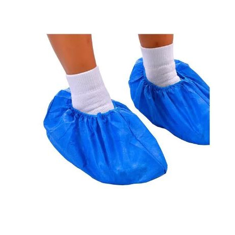 Polaina Desechable Con Antideslizante - Color Azul Ya-502 Quiazon Paquete X 50 Pares Uso En