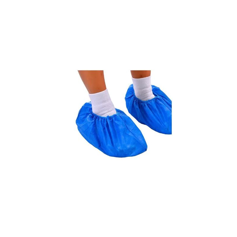 Polaina Desechable Con Antideslizante - Color Azul Ya-502 Quiazon Paquete X 50 Pares Uso En