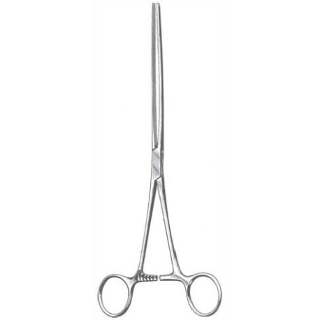 Pinza Intestinal Doyen Cat: 64.211.23 Curvo Longitud 23 Cm En Acero Inoxidable Dimeda - Aleman