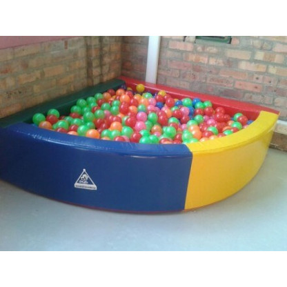 Piscina De Pelotas Esquinera Radio 1 50 Mts Altura 40 Cm Terapia Leon