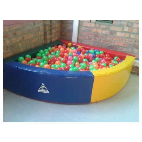 Piscina De Pelotas Esquinera Radio 1 50 Mts Altura 40 Cm Terapia Leon