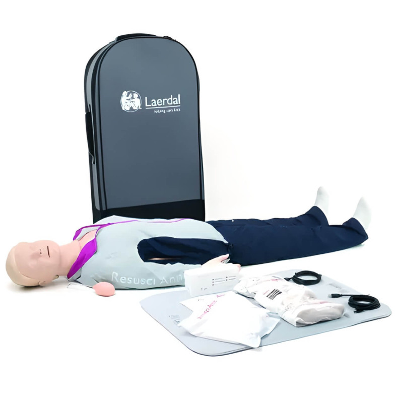 Laerdal Resusci Anne Qcpr Vía Aérea De Cuerpo Completo.