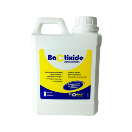 Bactixide Glutaraldehido 2% Esterilizante No Requiere Activador Ph Acido Litro Caja X 10 Prodont