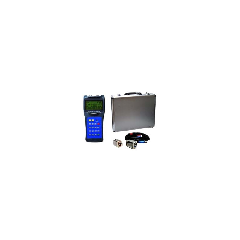 Medidor de flujo ultrasonico digital portatil transductores M1 50 a 700 mm, valuestore.