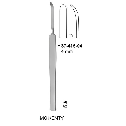 Elevador Mckenty Valva De 4 mm, Long 15 cm