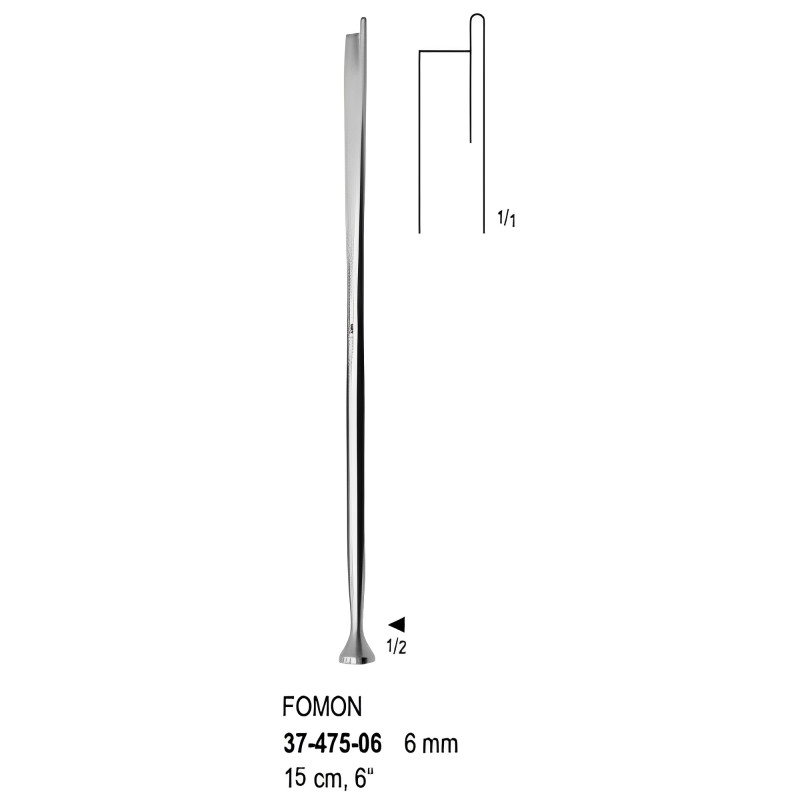 Cincel Fomon 6 mm Por 15 cm 6"