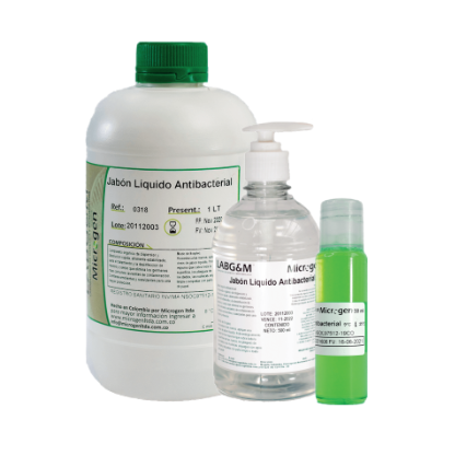 Jabon Liquido Antibacterial Con Registro Invima 20 Lt Labg&M