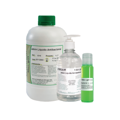 Jabon Liquido Antibacterial Con Registro Invima 20 Lt Labg&M