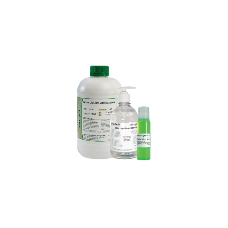 Jabon Liquido Antibacterial Con Registro Invima 20 Lt Labg&M