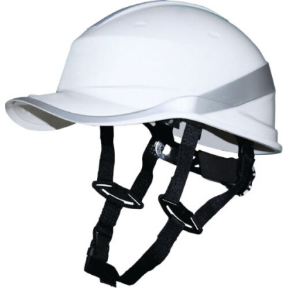 Casco De Seguridad Diamond Color Blanco Elaborado En Abs Diseño Innovador