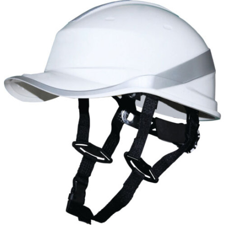 Casco De Seguridad Diamond Color Blanco Elaborado En Abs Diseño Innovador