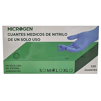 GUANTES NITRILO TALLA M SKIN2 CAJA X 100 UNDS - Farmacia Pasteur -  Medicamentos y cuidado personal