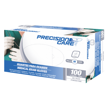 Guante Latex Talla M Caja X 100 Precision Care