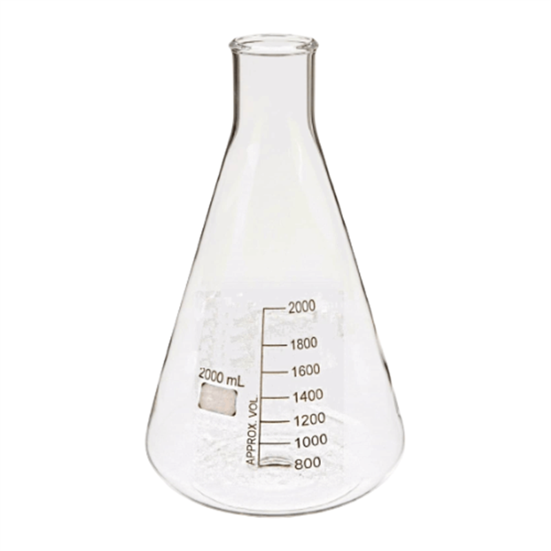 Erlenmeyer 2000 Ml Borosilicato 3.3 Vidrio Alemán Tgi