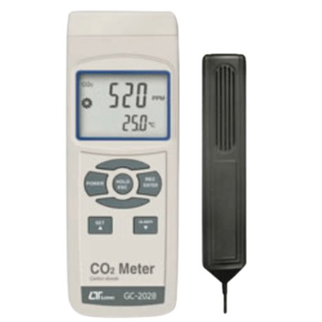 Medidores De Concentracion De Dioxido De Carbono CO2 Portátiles Temperatura, 0 A 4,000 X 1 Ppm CO2