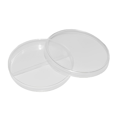 Caja Petri Doble Compartimiento Plástica 90X15 Mm 2303-2090 Caja X 500 Unds Citotest