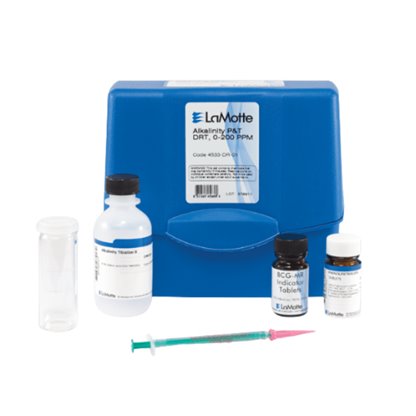 Kit Para Aálisis De Alcalinidad. Rango 0 A 200 Ppm. 50 Pruebas A 200 Ppm. Lamotte