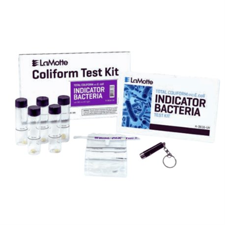 Kit Para Análisis De Coliformes. Presencia/Ausencia. Lamotte 5 Pruebas Incluye Tabletas Inhibidoras