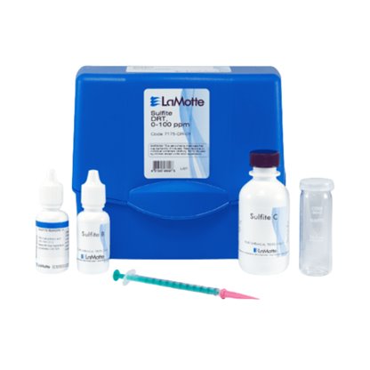 Kit Para Análisis De Sulfitos. Rango 0 A 100 Ppm. 50 Pruebas A 100 Ppm. Lamotte