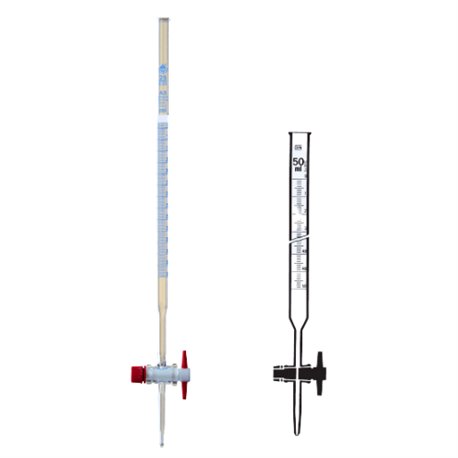 Bureta Schellbach Ll. Recta Ptfe Clase A 0.02 Ml 10 Ml Germany