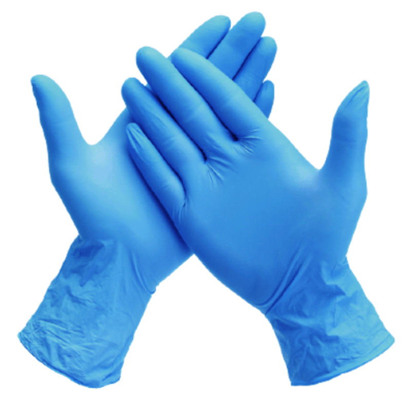 Caja de 100 guantes de examen de nitrilo talla S azul – Yaxa Store