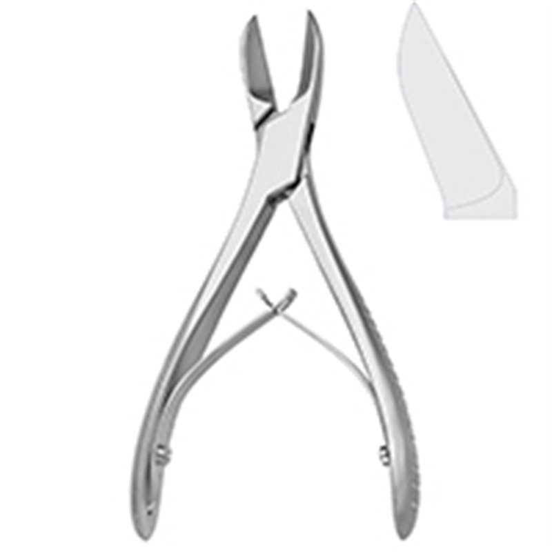 Cizalla Liston Cortante Para Hueso Curva De 22 Cm Cat: 32.275.22 Dimeda Se Usa Para Cortar