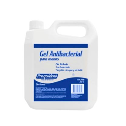 Gel Antibacterial 3800Ml Garrafa 6 Unidades Proquident