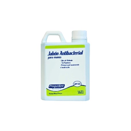 Jabon Antibacterial 1000Ml Garrafa 6 Unidades Proquident